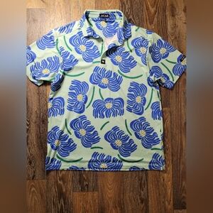Bad Birdie Get In My Jelly Mens XL Short Sleeve Polo All Over Print